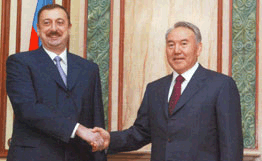 Президенты Азербайджана и Казахстана обсудили вопросы двустороннего сотрудничества