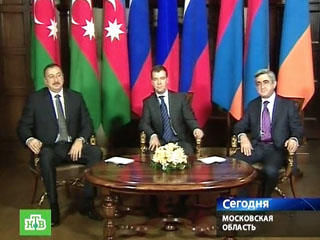 Президенты РФ, Азербайджана и Армении подписали декларацию по Нагорному Карабаху
