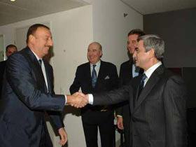 Завершилась встреча президентов Азербайджана и Армении в формате тет - а - тет
