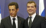 Медведев и Саркози обсудят в Эвиане мировой финансовый кризис и обстановку на Кавказе